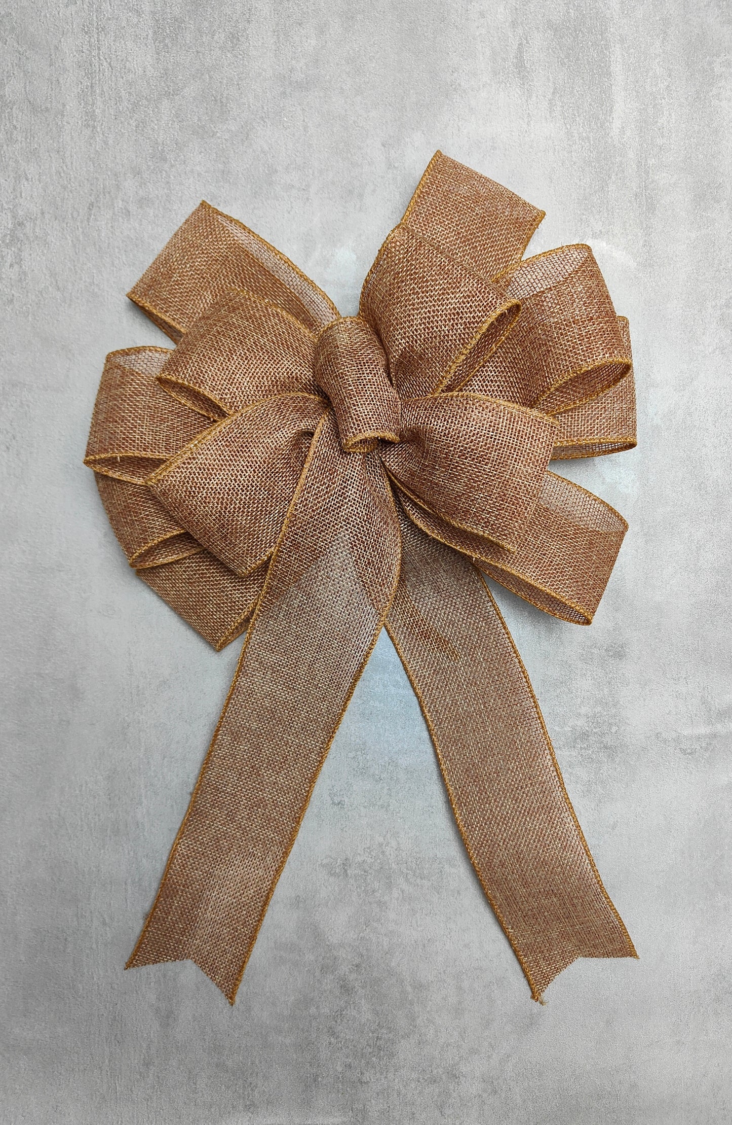 Burlap rustic wedding bows aisle