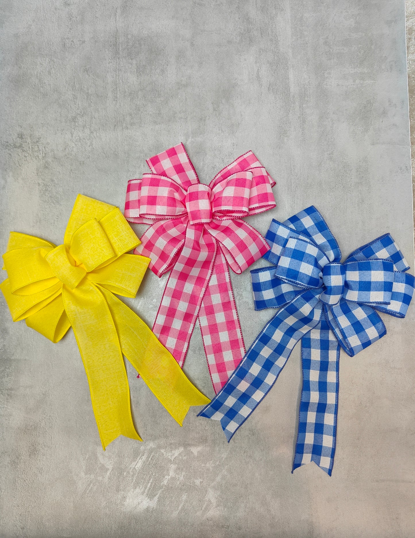 Spring Easter wreath bows