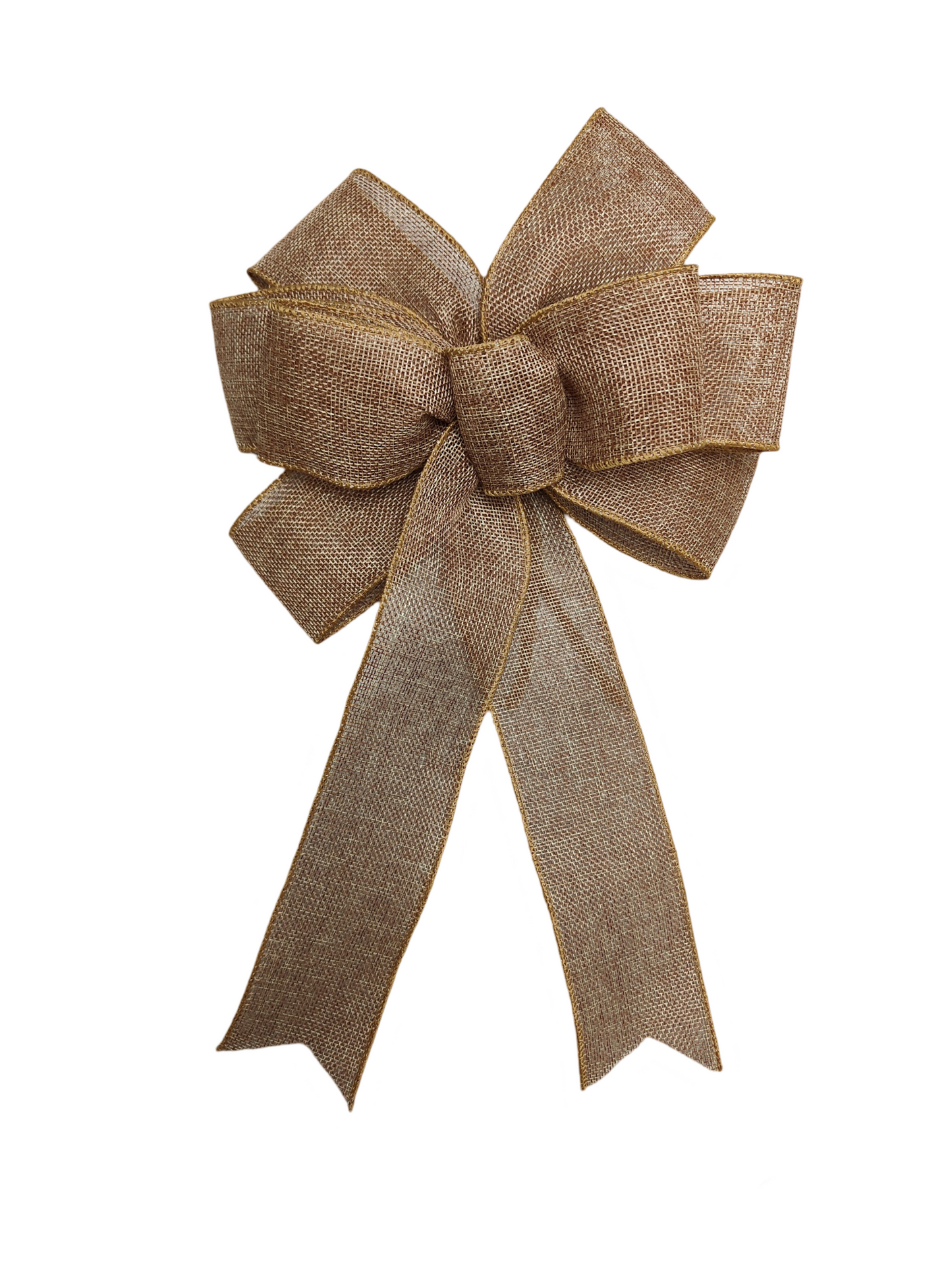 Burlap wreath bow farmhouse wedding bow