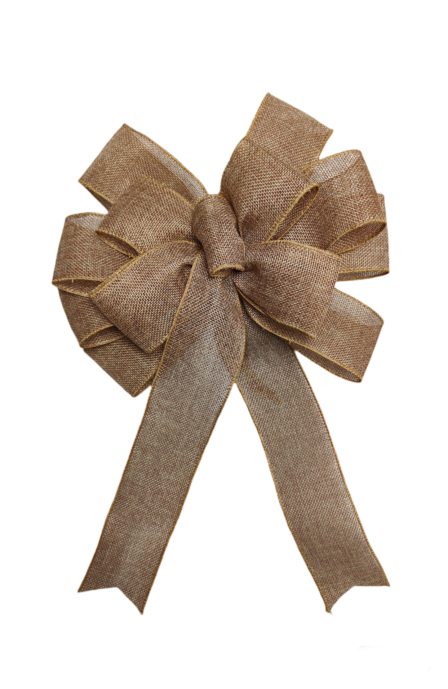 Burlap wreath bow farmhouse wedding bow