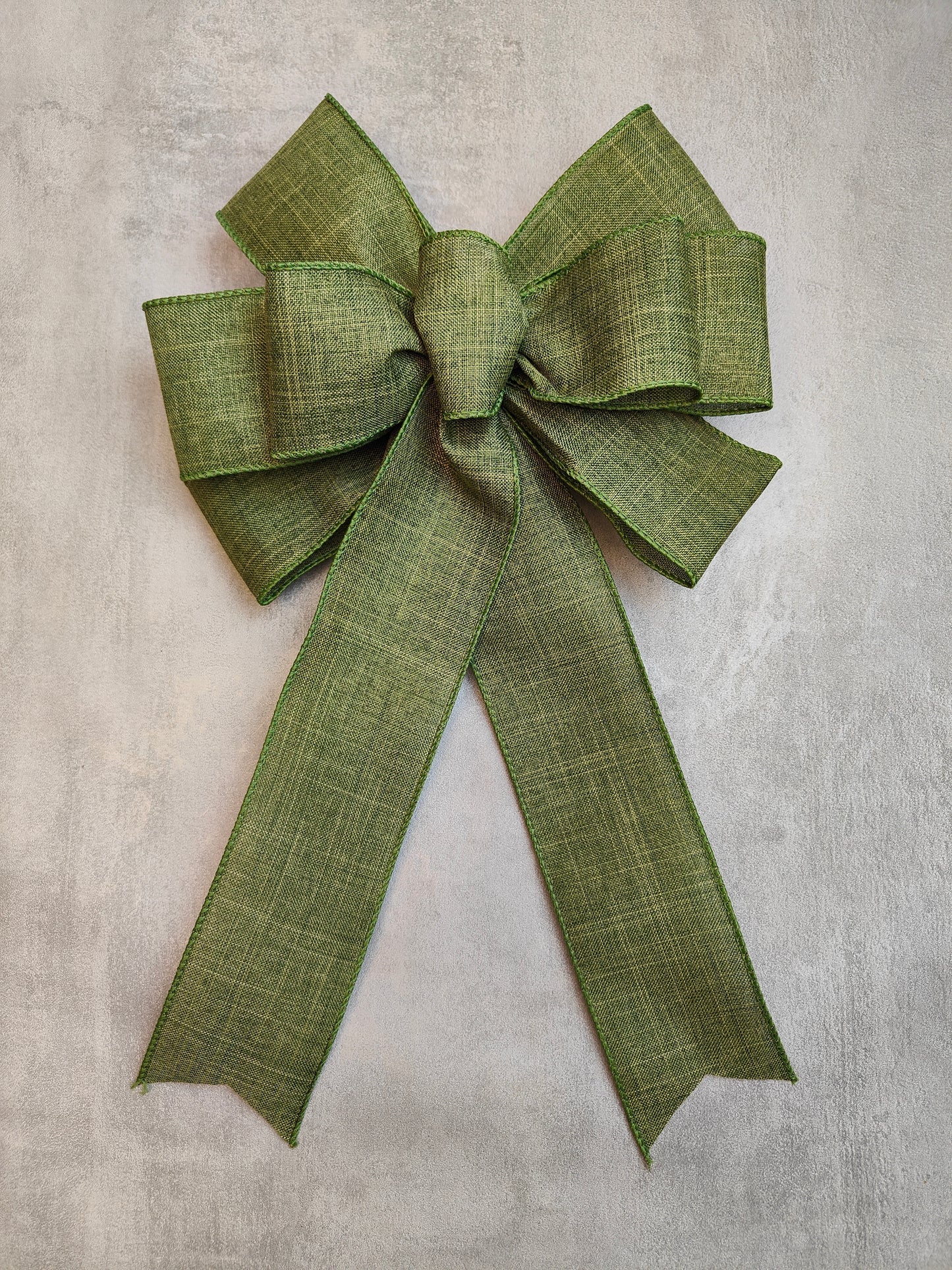 Sage Green Bow 10 inch