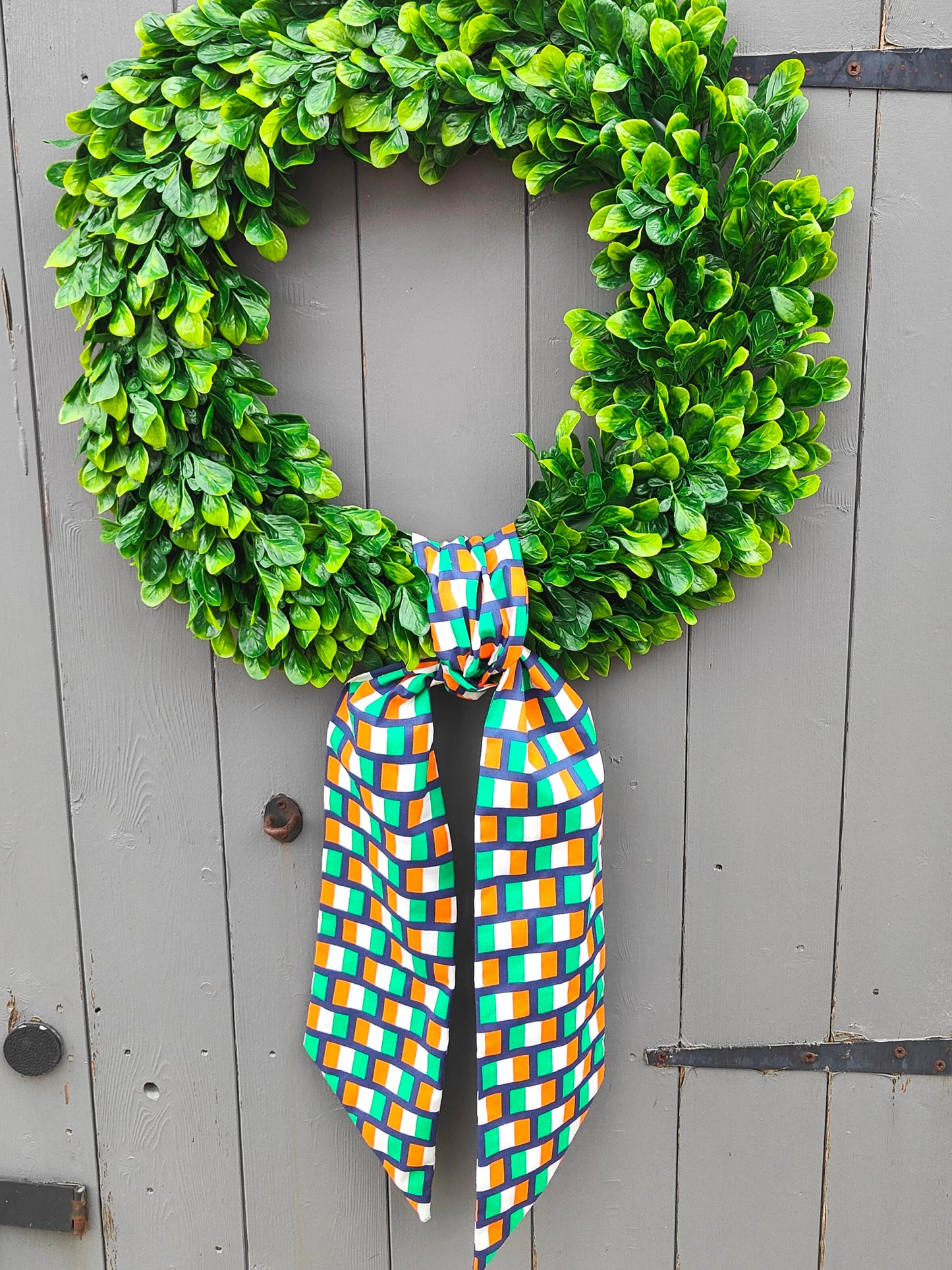 Ireland Flag Wreath Sash– Front Door