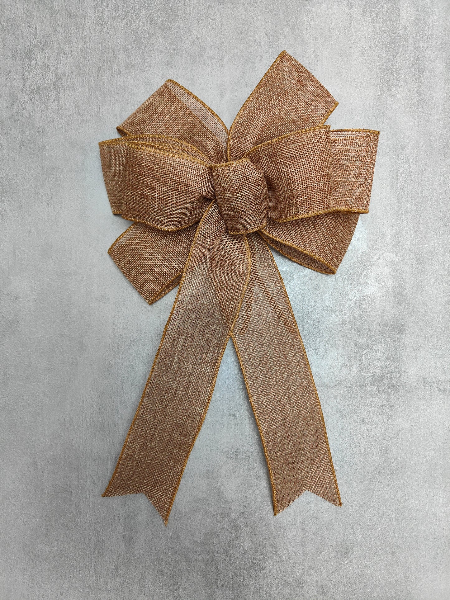 Burlap wreath bow farmhouse wedding aisle rustic bow