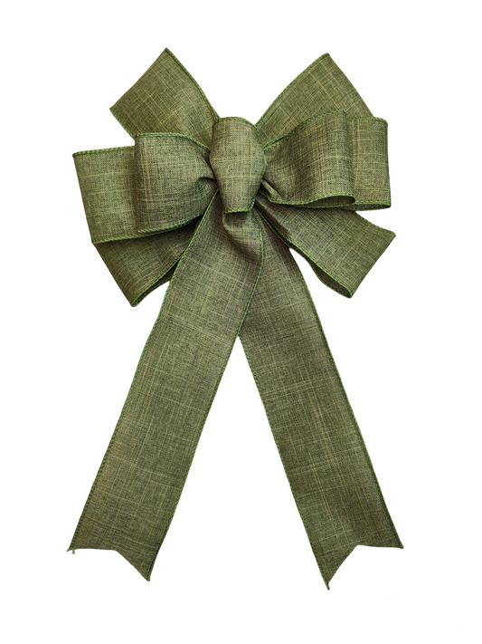 Sage Green Bow 10 inch