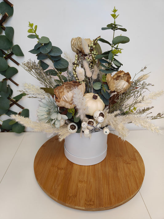 Boho Pumpkin Artificial Flower Arrangement
