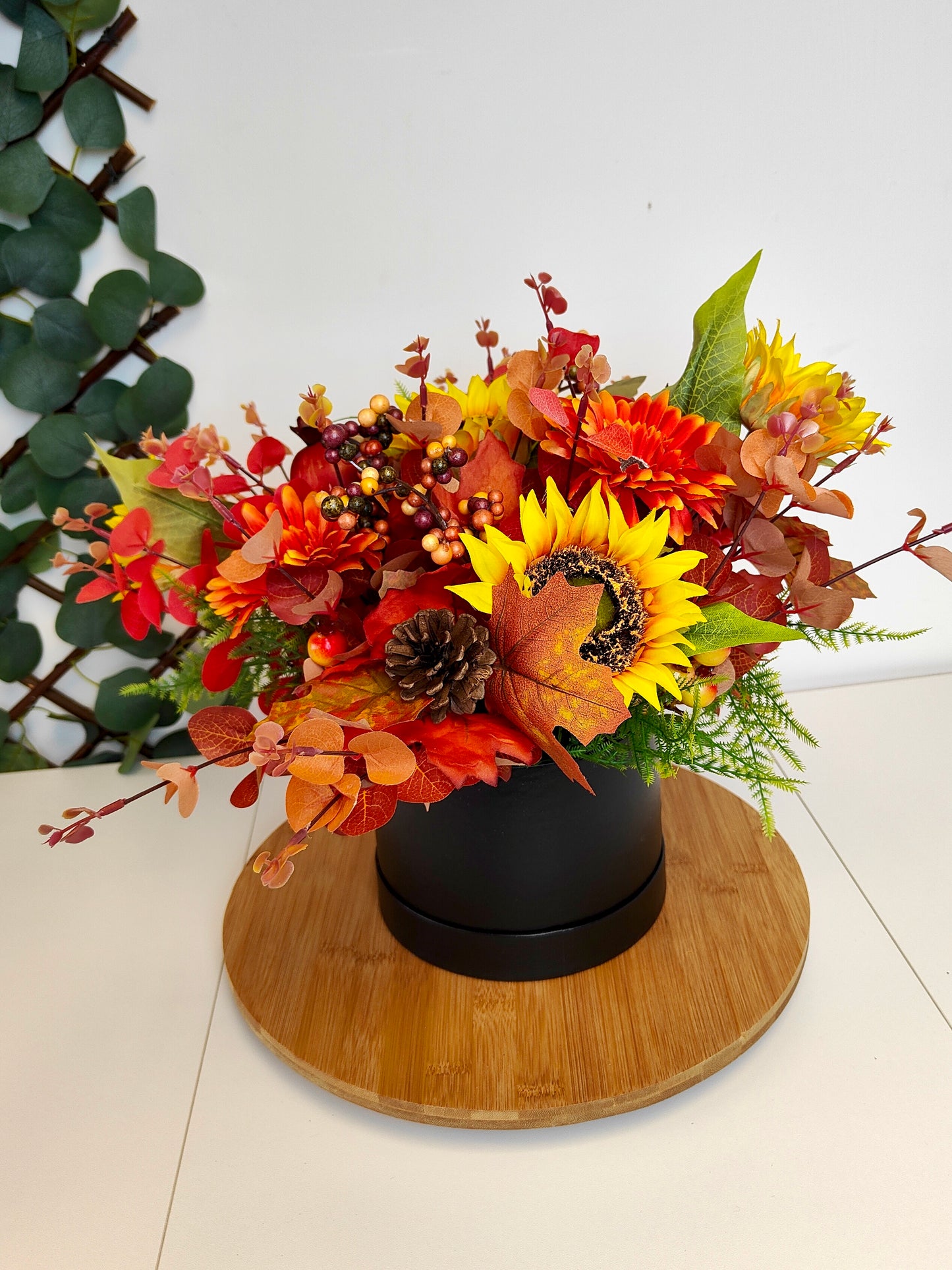 Autumn Sunflower Artificial Flower Arrangement