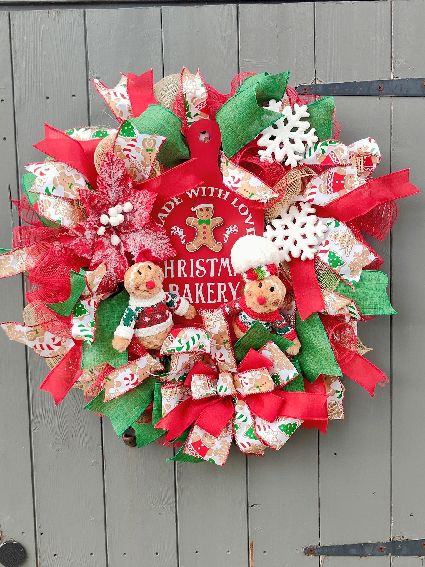 Christmas gingerbread Wreath