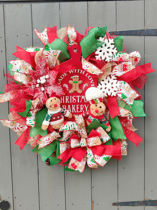Christmas gingerbread Wreath