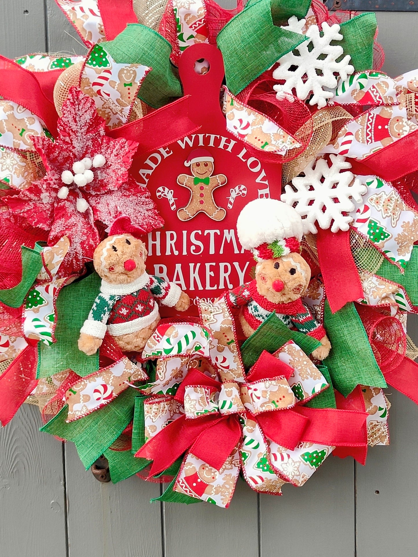 Christmas gingerbread Wreath