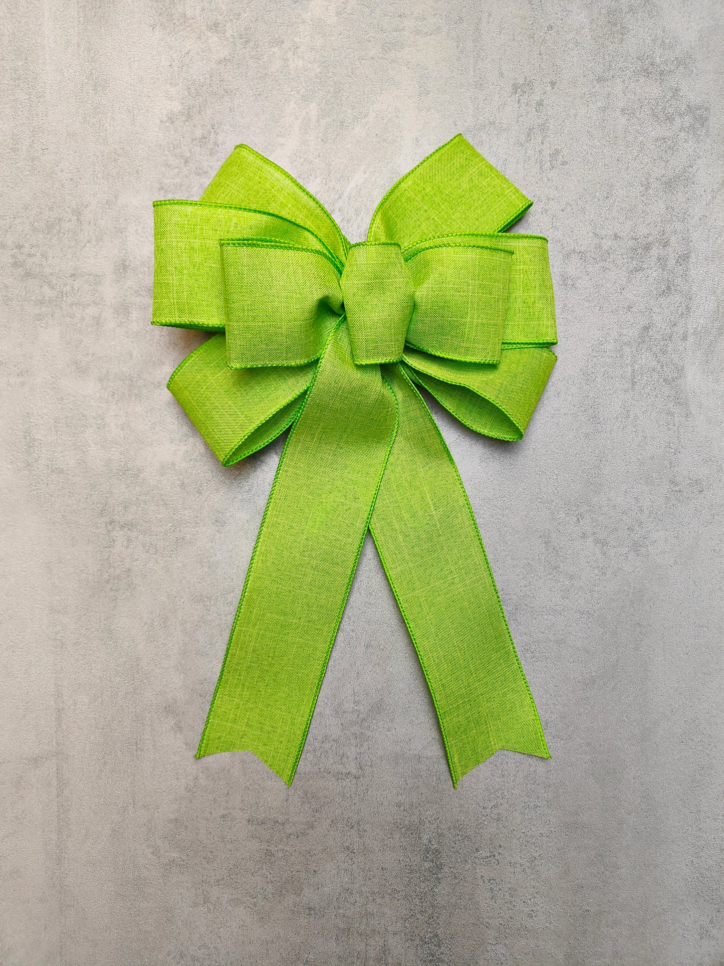 Lime Green Wreath Bow