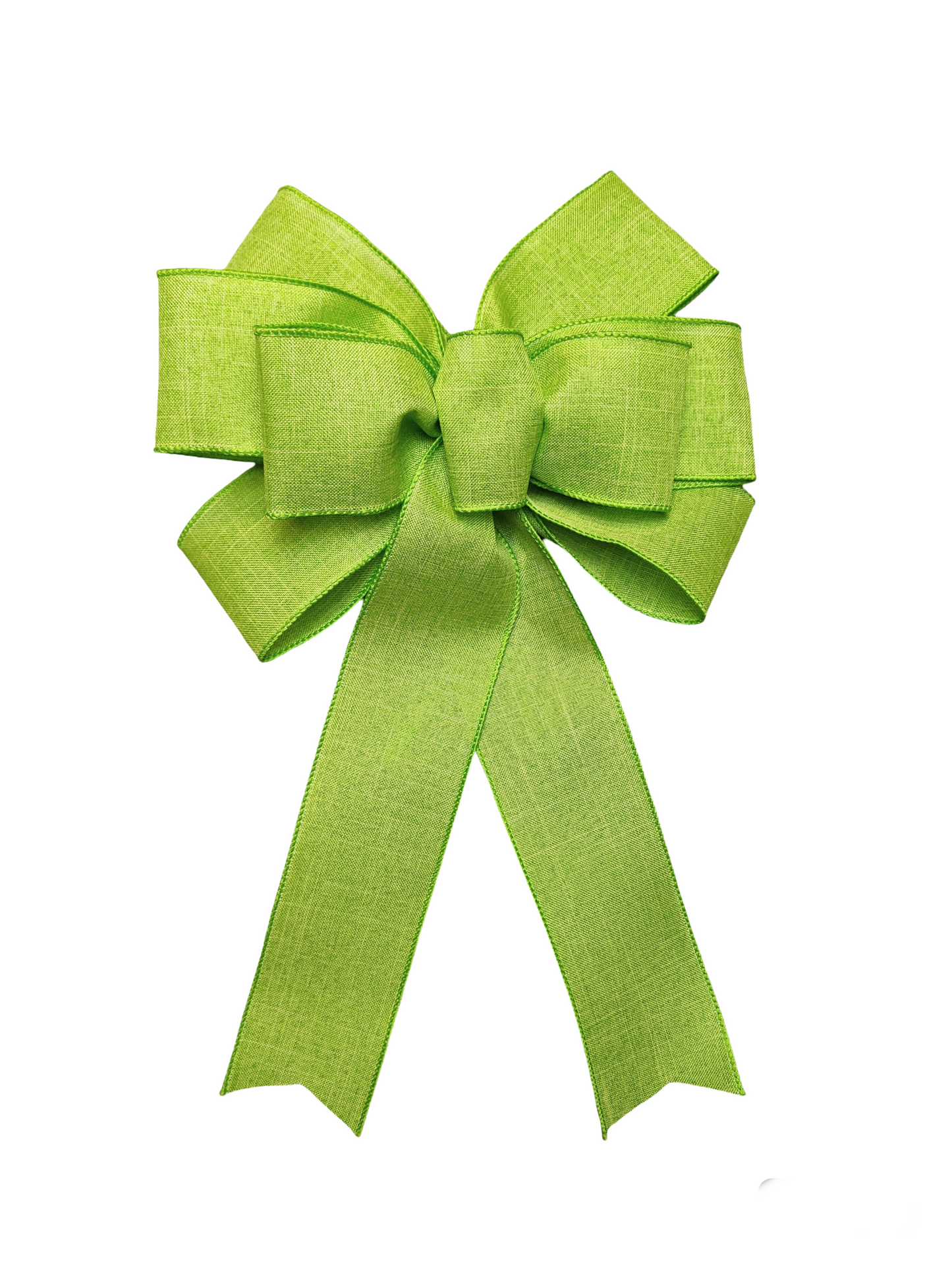 Lime Green Wreath Bow