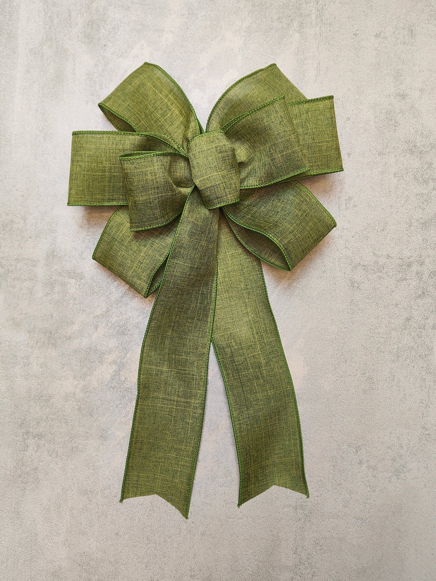 Sage Green Bow 10 inch