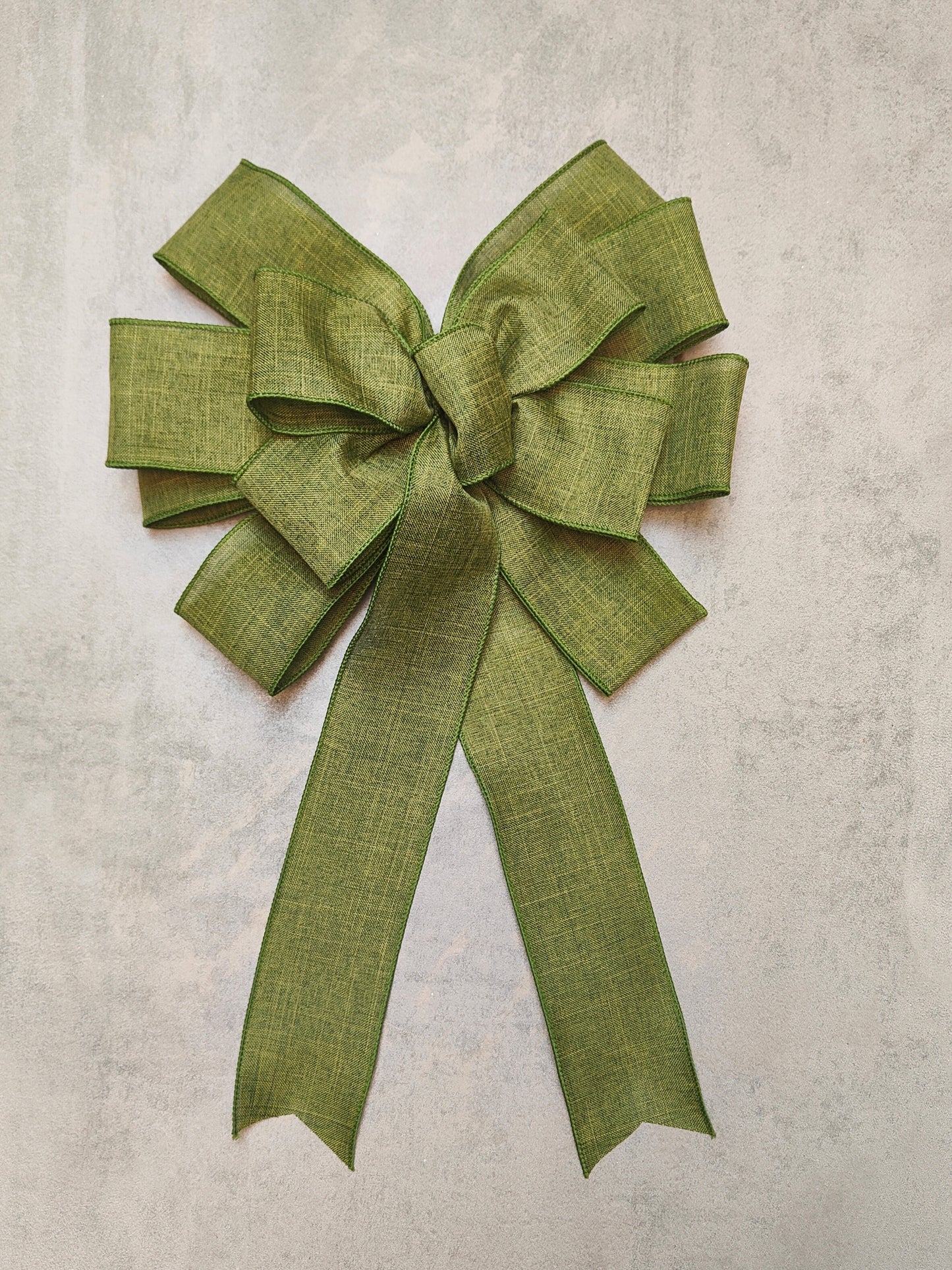 Sage Green Bow 10 inch