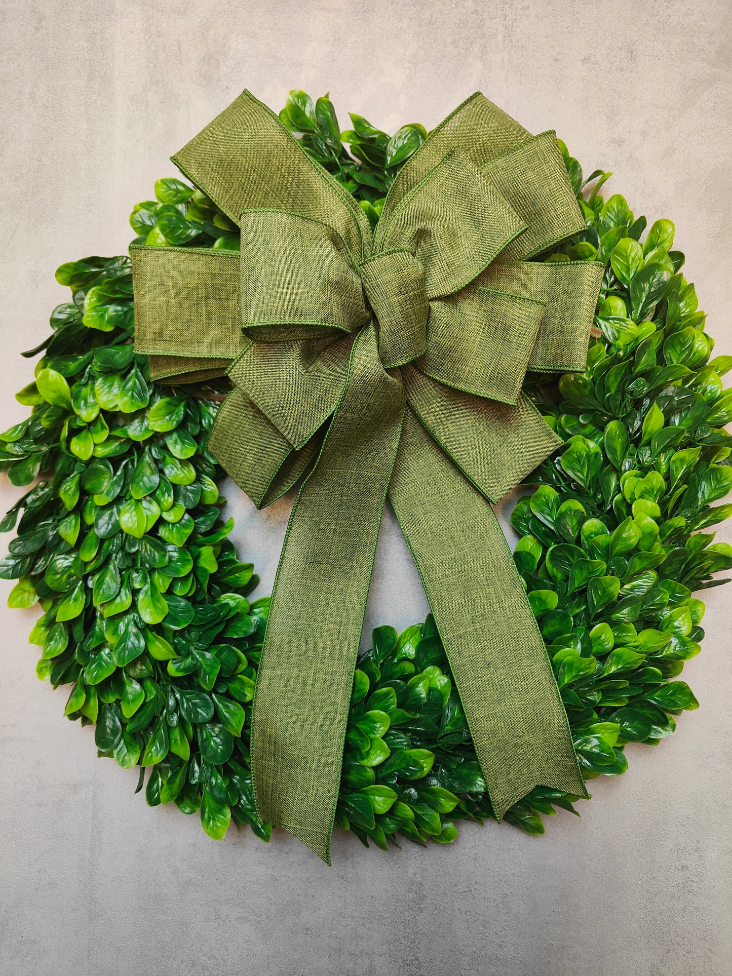 Sage Green Bow 10 inch