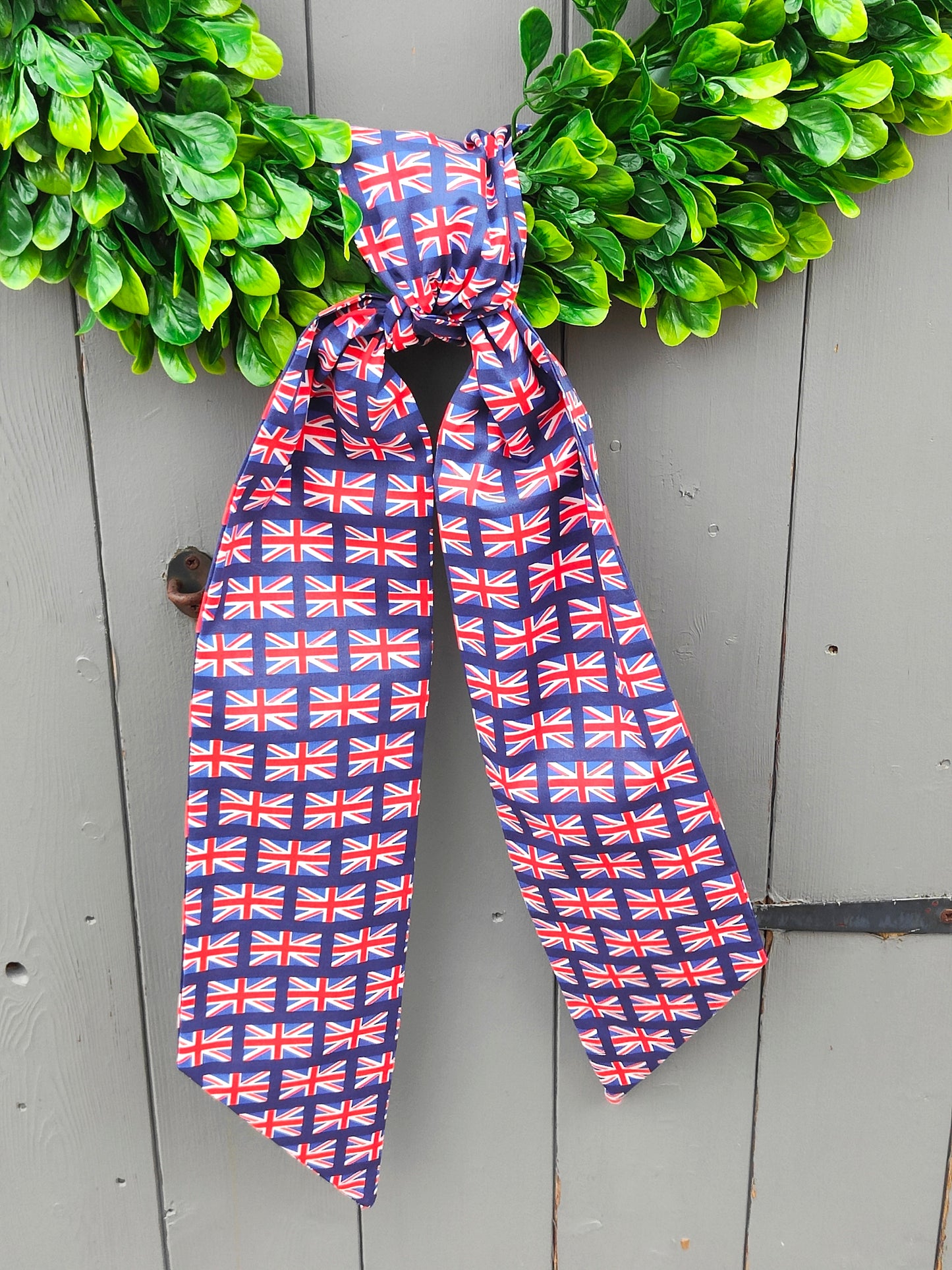 Union Jack Wreath Sash – Patriotic Tribute