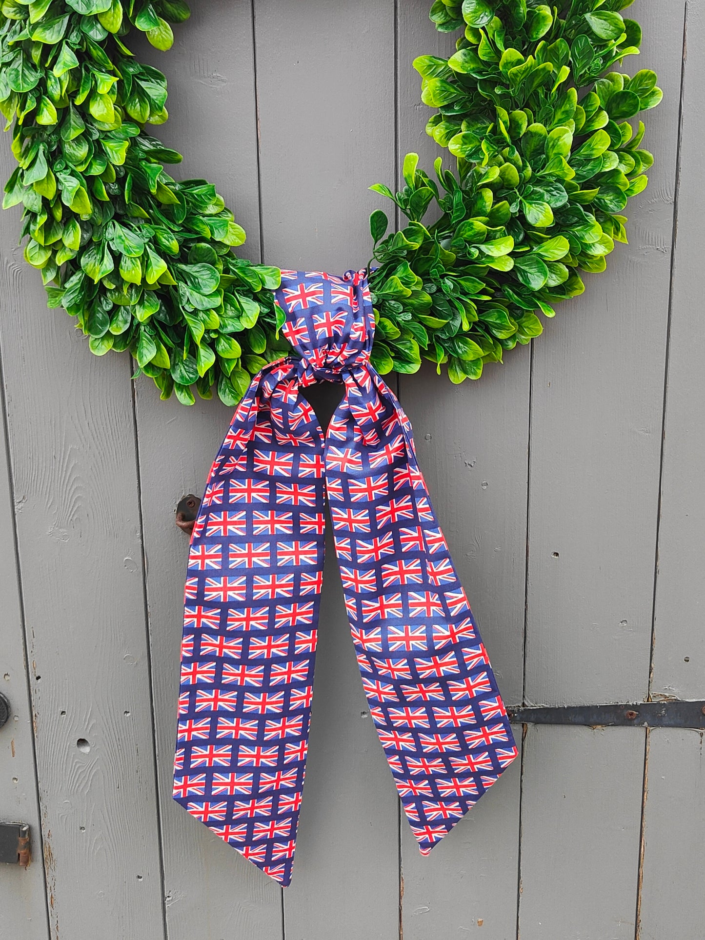 Union Jack Wreath Sash – Patriotic Tribute