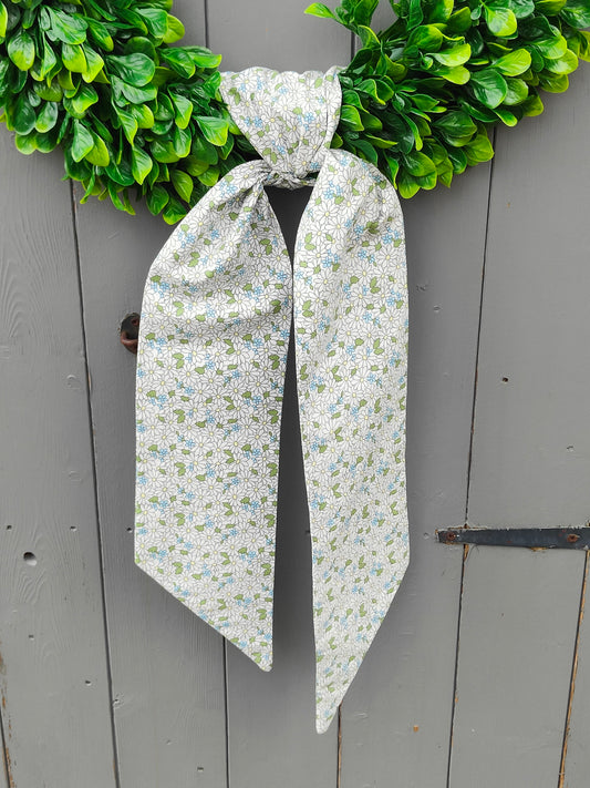 Sage Daisy Flower Wreath Sash – Front Door