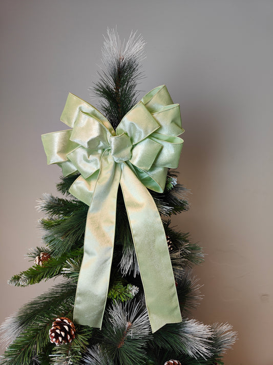 Mint Velvet Christmas Tree Topper Bow